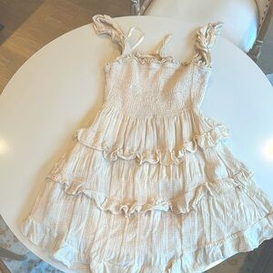creme sundress, size xs, worn once